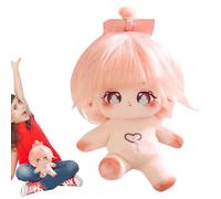 Adorable Petite Fille en Coton - Figurine en Peluche Douce pour la décoration de la Chambre | pour et Adultes, Coussin de lit, canapé de Salon, Coin Bureau, décoration de Collect