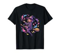 Adorable Petite sorcière sur Balai Magique Halloween T-Shirt