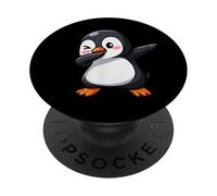 Adorable Pingouin Dansant Amusant PopSockets PopGrip Adhésif