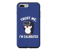 Adorable Pingouin VR Gamer Design avec Phrase Amusante Coque pour iPhone 7 Plus/8 Plus