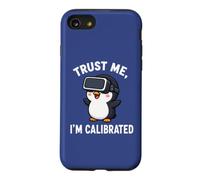 Adorable Pingouin VR Gamer Design avec Phrase Amusante Coque pour iPhone SE (2020) / 7/8