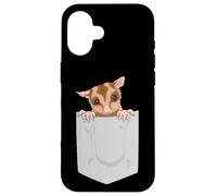Adorable Planeur en Sucre Exotique pour Animal Domestique Coque pour iPhone 16