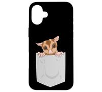 Adorable Planeur en Sucre Exotique pour Animal Domestique Coque pour iPhone 16 Plus