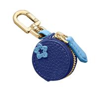 Adorable porte-clés de poche en forme de fruit | Motifs pêche, myrtille et cerise | Mini portefeuille pour femme, filles Airtag, A2, 1.0*1.0*1.0