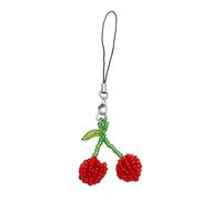 Adorable porte-clés en forme de cerise, accessoire de téléphone anti-perte pour jeunes, comme indiqué sur la figure, normal, acrylique, sans pierre précieuse, Standard, Acrylique, Pas de gemme
