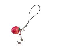Adorable porte-clés en forme de fruit avec des motifs d ' étoiles à cinq branches, pendentif pour adolescents et, breloque de, porte-clés en forme d ' étoile, excellent accessoire de
