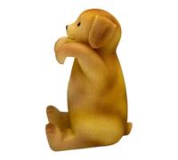 Adorable porte-mémo en résine sur le thème du chien, Yellow | Construit à partir de résine résistante pour la prise de notes et l ' amélioration de la zone de travail avec un