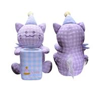 Adorable porte-mouchoirs de voiture, organisateur automatique multifonctionnel en forme de chat, poubelle de voiture, poche de rangement et doublure amovible, organisateur en cuir PU robuste pour véhi