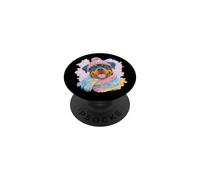 Adorable Portrait d'hiver Rottweiler pour Amoureux des Chiens PopSockets PopGrip Adhésif
