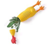 Adorable poule en silicone infuseur en silicone pour thé aux herbes, pot à épices, contons, épices, boîte à épices, réutilisable et durable