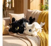Adorable poupée en peluche sans dents, fureur légère, comment entraîner votre Dragon, jouets périphériques, décoration de chambre Kawaii, cadeau pour petite amie 120cm Light Fury