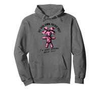 Adorable poupée vaudou Halloween Do You Think About Me Pink Doll Sweat à Capuche