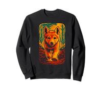 Adorable Promenade de Chiot dans la forêt, Amoureux des Chiens Sweatshirt