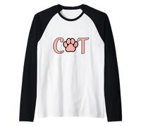 Adorable propriétaire de chat qui dit animal de compagnie parent chaton mamans et papas Manche Raglan