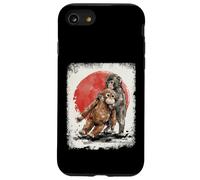 Adorable Punch bébé Singe avec Copain en Peluche pour Amoureux des Animaux Coque pour iPhone SE (2020) / 7/8