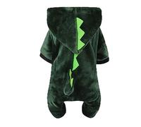 Adorable pyjama en polaire pour petits chiens, chats, garçons et filles - Manteau doux - Vêtements d'hiver chauds