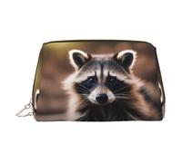 Adorable raton laveur (1) Organiseur de maquillage portable pour femme, doré, Taille unique, Trousse de toilette