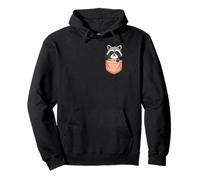 Adorable Raton Laveur de Poche pour Amoureux des Animaux Sweat à Capuche