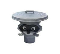 Adorable raton laveur en forme de mouchoir de salle de bain tissu de rangement décoratif rues de coquillages matériaux en plastique robuste porte-tissu décoratif raton laveur