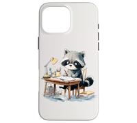 Adorable Raton Laveur étudiant Les Enseignants et Les élèves pour la rentrée Scolaire Coque pour iPhone 16 Pro Max