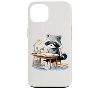 Adorable Raton Laveur étudiant Les Enseignants et Les élèves pour la rentrée Scolaire Coque pour iPhone 13