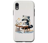 Adorable Raton Laveur étudiant Les Enseignants et Les élèves pour la rentrée Scolaire Coque pour iPhone XR