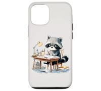 Adorable Raton Laveur étudiant Les Enseignants et Les élèves pour la rentrée Scolaire Coque pour iPhone 12/12 Pro