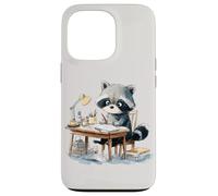 Adorable Raton Laveur étudiant Les Enseignants et Les élèves pour la rentrée Scolaire Coque pour iPhone 13 Pro