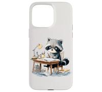 Adorable Raton Laveur étudiant Les Enseignants et Les élèves pour la rentrée Scolaire Coque pour iPhone 15 Pro Max