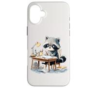 Adorable Raton Laveur étudiant Les Enseignants et Les élèves pour la rentrée Scolaire Coque pour iPhone 16 Plus