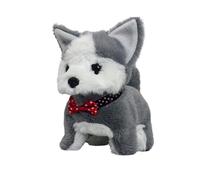 Adorable robot jouet pour chien à poils courts parfaitement confortable et prêt pour l'aventure ; la tendance la plus chaude de l'année Gfm846 (argent, 18 cm)