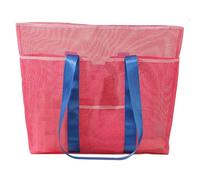 Adorable sac de plage, pochette à jouets en maille, sac à main pliable, sac de plage pour serviette, chapeau, bouteille d'eau, clés, portefeuille, téléphone portable, maillot de bain, crème solaire et