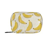 Adorable sac de rangement de médicaments en forme de banane de dessin animé avec compartiments détachables, organiseur portable pour voyage pour sac à main, Banane mignonne de dessin animé, Taille