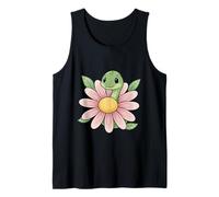 Adorable Serpent Souriant en Fleur pour Les Amoureux des Reptiles Débardeur