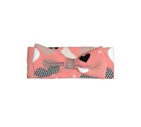 Adorable Serre-tête Bébé Imprimé Amour Saint Valentin - Mignon Délicat Bandeau - Doux Extensible Princesse Bandeaux