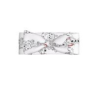 Adorable Serre-tête Bébé Imprimé Dalmatien Nœud - Mignon Délicat Bandeau - Doux Extensible Princesse Bandeaux