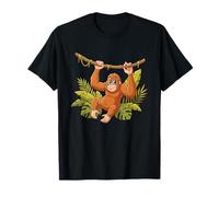 Adorable Singe Orang-outan à Suspendre sur Une Vigne T-Shirt