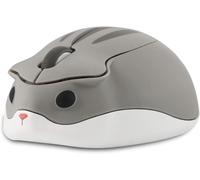 Adorable Souris Sans Fil En Forme De Hamster Portable De Voyage 1200 Dpi Nouveauté Optique Unique Petite Souris Silencieuse Sans Fil Pour Ordinateur Portable Pc Pour Enfants Cadeau (Vert)
