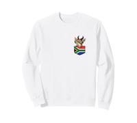 Adorable Springbok de Poche sud-Africain Sweatshirt