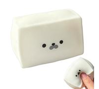 Adorable Squish Figures, Fun Stress Relief Cubes Set, Squeeze Toy with Smooth Texture, Elastic Dough Cube Fidget Pack, Novelty with Playful Design, Calming Items for Study Waiting