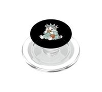 Adorable Statue de la Liberté Chat Burger Freedom NYC Souvenir PopSockets PopGrip pour MagSafe
