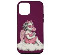 Adorable Sucette en Forme de cœur d'ange pour la Saint-Valentin Coque pour iPhone 12 Mini