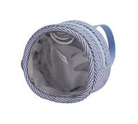 Adorable support en peluche avec portefeuille en PVC transparent pour un usage quotidien, étui de protection compact et pratique pour poupée en peluche, vitrines transparentes à suspendre, bleu, Small