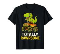 Adorable T-Rex Totally Rawrsome Cool Monster Truck Dinosaure T-Shirt