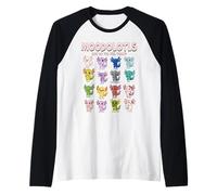 Adorable Tableau d'humeur Axolotl Kawaii Animal Emotion Moodlotls Manche Raglan
