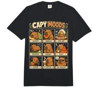 Adorable Tableau d'humeur Capybara Capybara pour rongeurs et Amoureux des propriétaires d'animaux Comfort Colors Adult Heavyweight T-Shirt