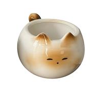 Adorable tasse pour chat - Tasse élégante en céramique de 210 ml avec des œuvres d'art de chatons siamois, grand design de bouche pour siroter confortablement du thé, du café ou de l'eau, idéal pour