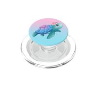 Adorable Tortue de mer, Fleur, océan, Amoureux des Animaux, Kawaii PopSockets PopGrip pour MagSafe