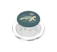 Adorable Tortue de mer, Plage, océan, Animal d'été PopSockets PopGrip pour MagSafe