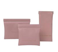 Adorable Travel Makeup Bag, Sturdy PU Leather Self-Closing Makeup Pouch, Portable Travel Storage Pouch, Multifunctional Cosmetic Accessories Organizer for Women and Girls